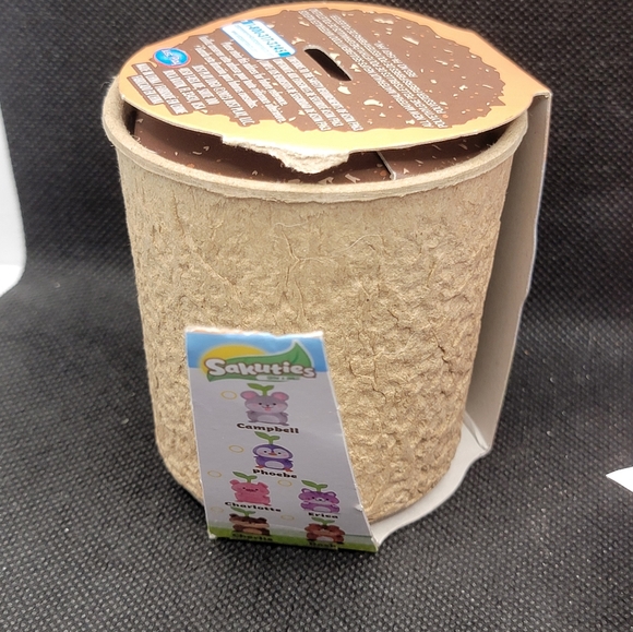 Sakuties Grow A Smile Series 2 Mystery - CHARLOTTE Pink Pig 3" Mini Plush - Picture 6 of 11